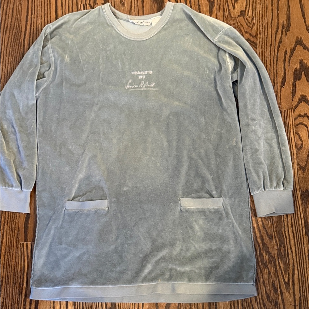 Sonia Rykiel Velour Long Sleeve Top